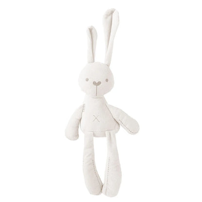 Stuffed Animals Bunny Soft Snuggle Bunny Baby Sleep Cotton Rabbit Toys Childs First Bunny Doll Natural Cotton Pink White