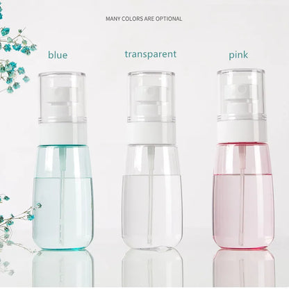 30ml 60ml 100ml UPG Fine Mist Spray Bottle Plastic Bottl Lotion Pump Travel Perfume Water Bottles Refill