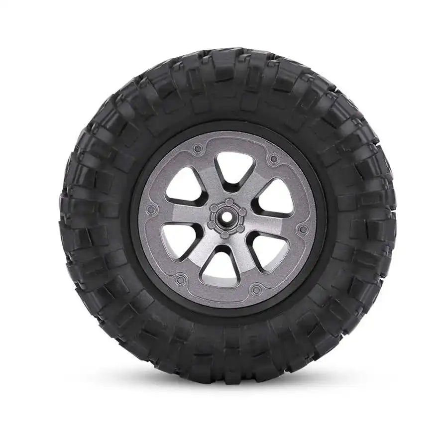 4Pcs 1:16 Crawler Tires Rubber Anti-skid Tyres RC Accessory Remote Control Militaty Car Part