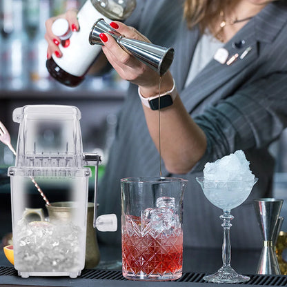 Hand Shaved Ice Machine Ice Blenders Tools Kitchen Supplies Portable Manual Ice Crusher Multi-function for Home Kitchen Bar