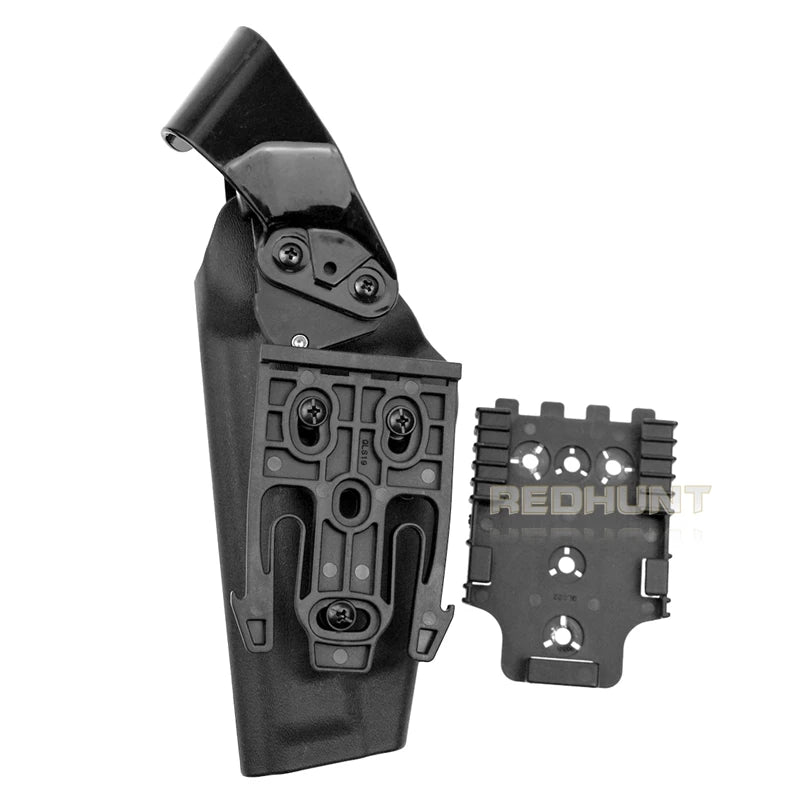 Gun Hoster Accessories Mid-Ride Belt Loop Adapter Loop Mid-Ride Drop Low-Ride Universal Belt Loop Quicck Locking Kit