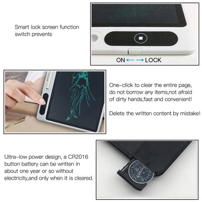 10.1 Inch LCD Writing Tablet Handwriting Pads Portable Electronic Tablet Board ultra-thin Board Digital Drawing Tablet