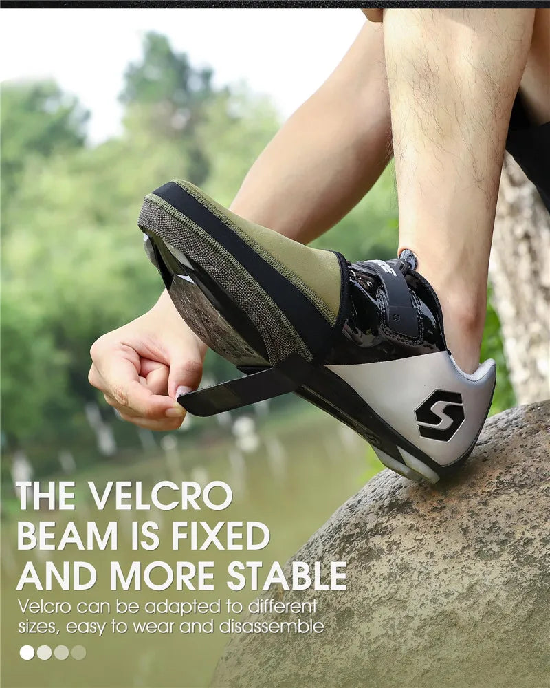 WEST BIKING Bicycle Half Shoe Cover Windproof Non-slip Cycling Boot Cover MTB Road Bike Waterproof Overshoes Bicycle Equipment