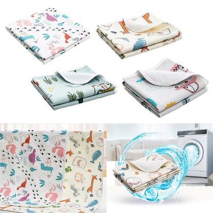 Portable Newborn Waterproof Baby Changing Mat Infant Foldable Travel Changing Diaper Nappy Liners Pad