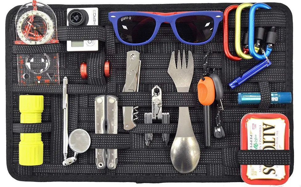 Travel Carrying Elastic Organizer Plate Electronics Accessories Organizer Plate Portable Phone Accessories Storage