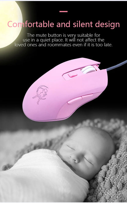 New 2022 Silent Wired Computer Mouse LED Backlight Ergonomic PC Notebook Computer Mouse Variety Optional Computer Accessories