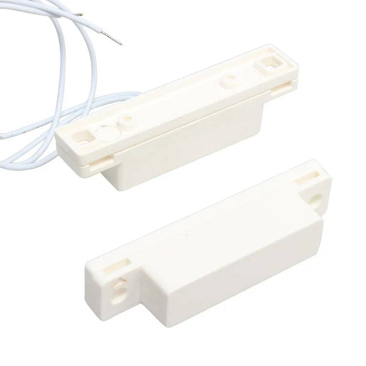 Alarm Door Sensor Switch Wired Door Sensor Anti-theft Alarm Normally Open Normally Closed Suitable for Wooden Doors and Windows