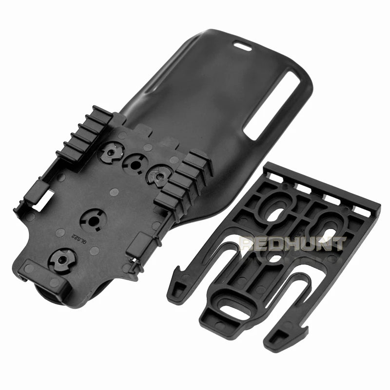Gun Hoster Accessories Mid-Ride Belt Loop Adapter Loop Mid-Ride Drop Low-Ride Universal Belt Loop Quicck Locking Kit