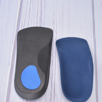 1 Pair EVA Flat Foot Orthotics Arch Support Half Shoe Pad Orthopedic Insoles Foot Care for Men and Women