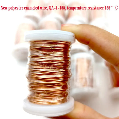 0.1mm 0.2mm 0.4mm 0.5mm 1mm 1.3mm Copper Wire Magnet Wire Enameled Copper Winding Wire Coil Copper Wire Winding Wire Weight 100g