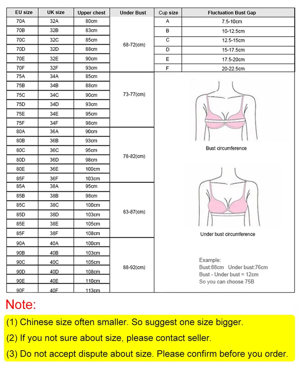 Lingerie  Sexy Bra Set  Women Push Up Lenceria Mujer Femme Underwire Langerie Girl Bralette Bras And Panty Feminina Lace Underwe