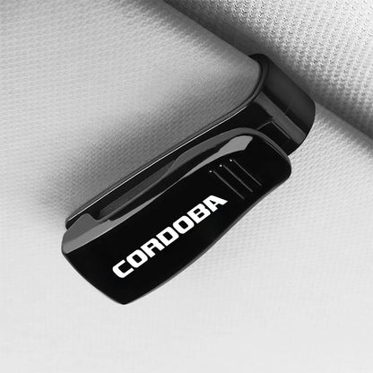 Car Glasses Clip Holder Auto Accessories For Seat Leon Ibiza Ateca Arona Cordoba Toledo Altea Alhambra Arosa Exeo Mii Tarraco