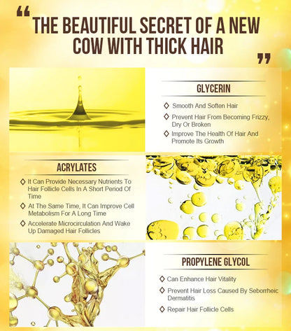 PURC Ginger Hair Serum Smoothing Shiny Strengthen Hair Scalp Treatment Hair Care Products