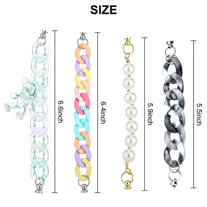 Mobile Phone Straps Phone Pendant Lanyard Decoration Phone Case Anti Lost Chain Beaded Secure for DIY Phone Case Accessory