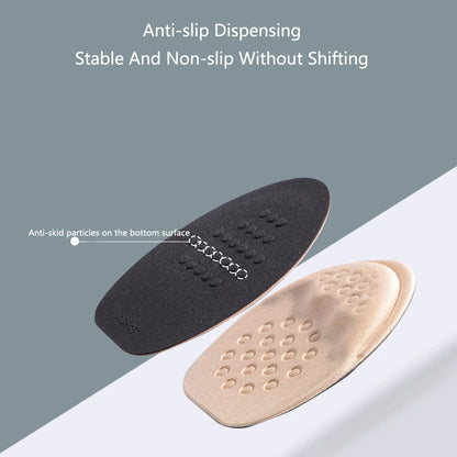Half Insoles for Shoes Non-slip Sole Toe Plug Cushion High-density Foam Forefoot Pads Man Women Inserts for Shoes Size Reducer