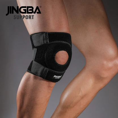 JINGBA SUPPORT 1 PCS Sports Fitness Knee Pads For Joints Protector Kneecap Adjustable Knee Pads Support Joelheira Drop Shipping
