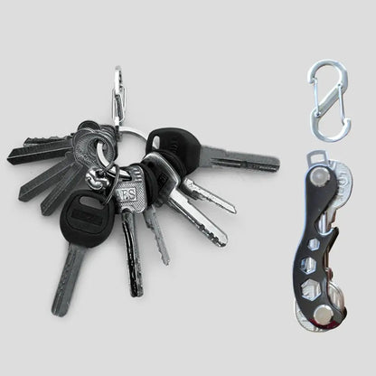 Smart Key Holder EDC Gear Key Holder Creative Gift Car Key Organizer Multi-functional key Clip keychain  Compact Key Holder