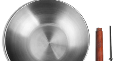 Konco Handmade Iron Wok Traditional Cookware Iron Pot Non-coating Healthy Wok Gas Cookware-30/32/34CM