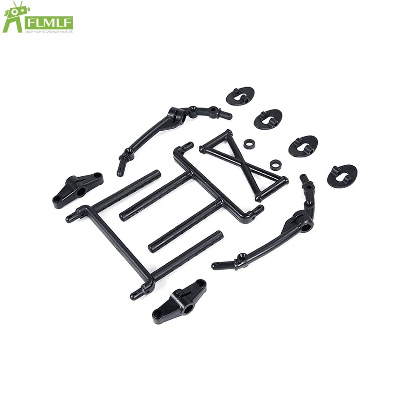 Car Shell Body Front and Rear Support Mount Set Fit for 1/5 HPI ROFUN BAHA ROVAN KM BAJA 5T 5SC Toys Racing Games Parts