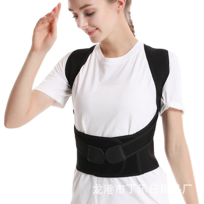Unisex Back Posture Corrector Brace Breathable Back Posture Correction Back Support Belt Adjustable Shoulder Students Kid Adults