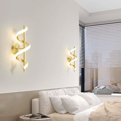 Modern LED Wall Lamp Black Gold Decorative Lighting Living Room Corridor Indoor Fixtures  Minimalist