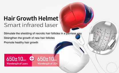Latest Explosion Hair Growth Helmet Infrared Laser Hair Growth Device