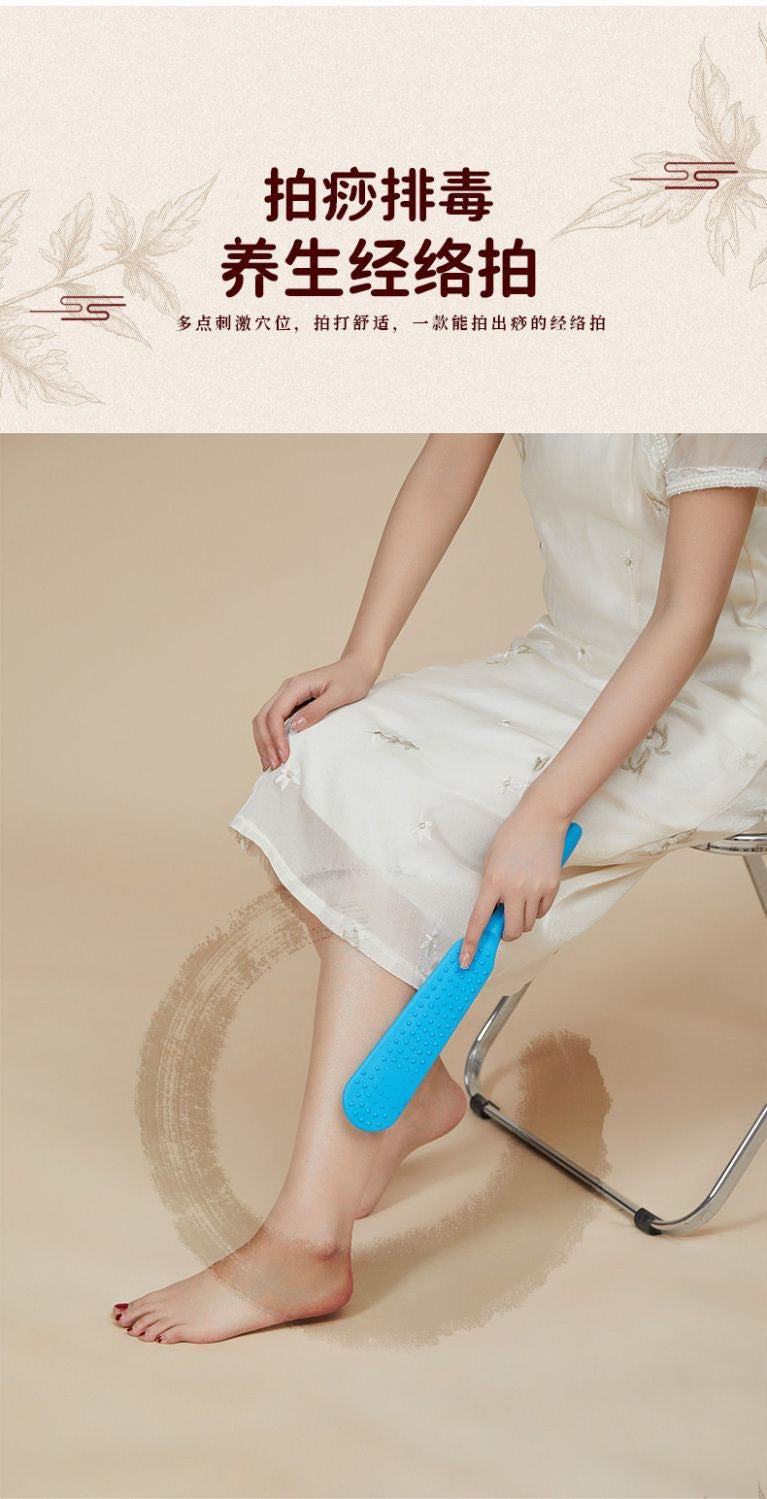 Meridian beat pounding back beat cervical spine health massage stick fitness home beat lengthening health artifacts