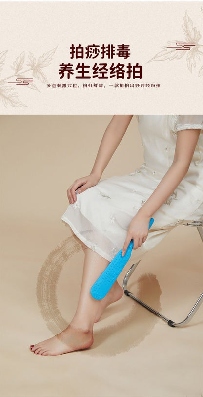 Meridian beat pounding back beat cervical spine health massage stick fitness home beat lengthening health artifacts