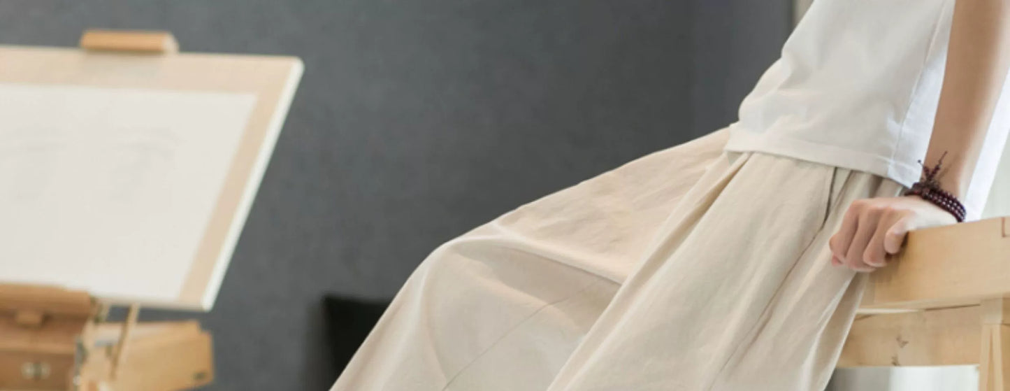 Men's Pants Cotton and Linen Male Summer New Solid Color Mens Trousers Loose Fitness Baggy Streetwear Plus Size M-5XL