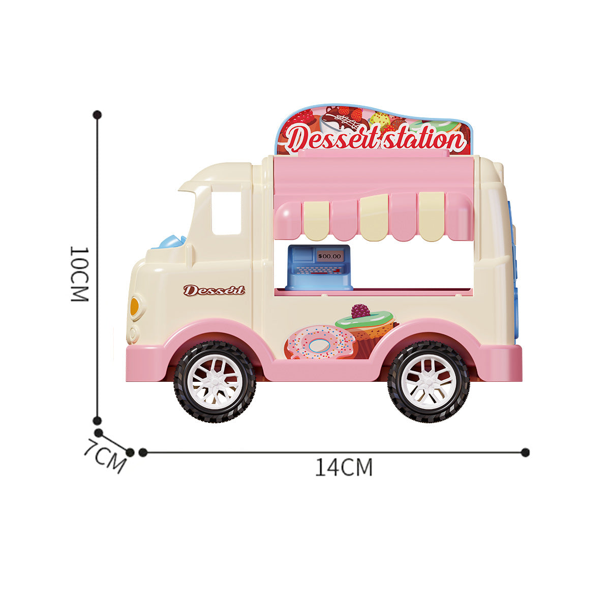 Mini Double Door Refrigerator  Simulation Fridge Kitchen Furniture Pretend Play Educational Toy Home Accessories Children's Gift