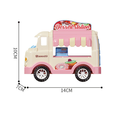 Mini Double Door Refrigerator  Simulation Fridge Kitchen Furniture Pretend Play Educational Toy Home Accessories Children's Gift