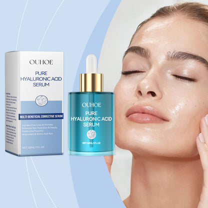Hyaluronic Acid Serum Shrink Pores Fade Fine Lines Remove Dark Spot Improve Dry Moisturizing Lightening Repairing Facial Essence