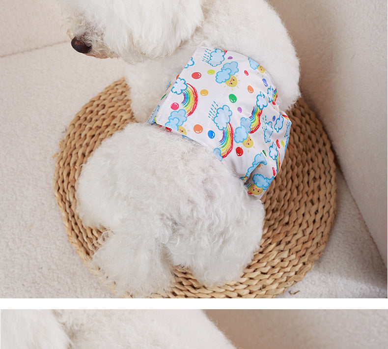 Washable Pet Physiological Pants Reusable Dog Diaper Pad Pet Absorbent Pad Dog Diaper Male Physiological Pants  Shorts  Diapers