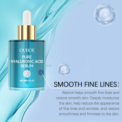 Hyaluronic Acid Serum Shrink Pores Fade Fine Lines Remove Dark Spot Improve Dry Moisturizing Lightening Repairing Facial Essence