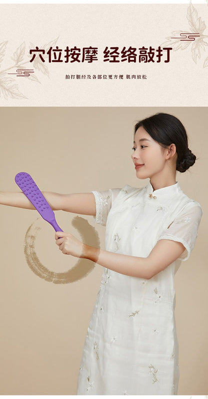 Meridian beat pounding back beat cervical spine health massage stick fitness home beat lengthening health artifacts