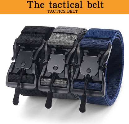 Tactical Belt Magnetic Buckle Belt Casual Nylon Tooling Training Belt Men's Trousers Belt Designer Men and Women Belt