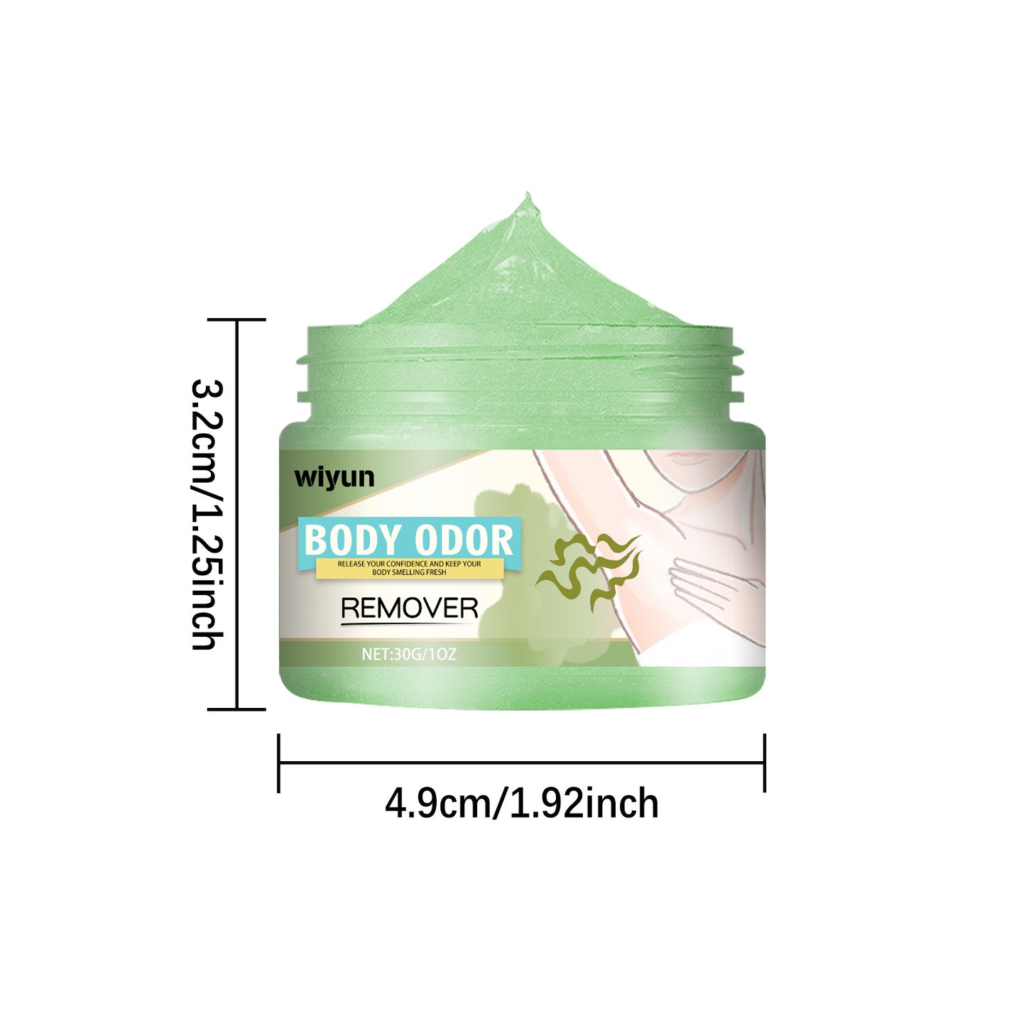 Effective Body Odor Removal Cream Sweat Eliminator Underarm Odor Treatment Bad Smell Antiperspirants Lasting Armpit Deodorizer