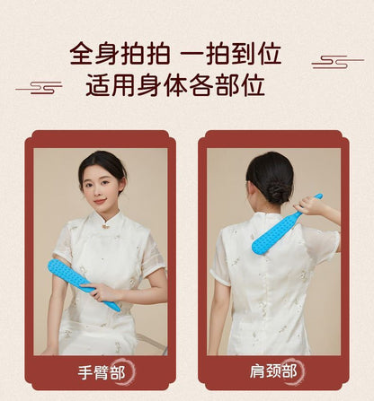 Meridian beat pounding back beat cervical spine health massage stick fitness home beat lengthening health artifacts