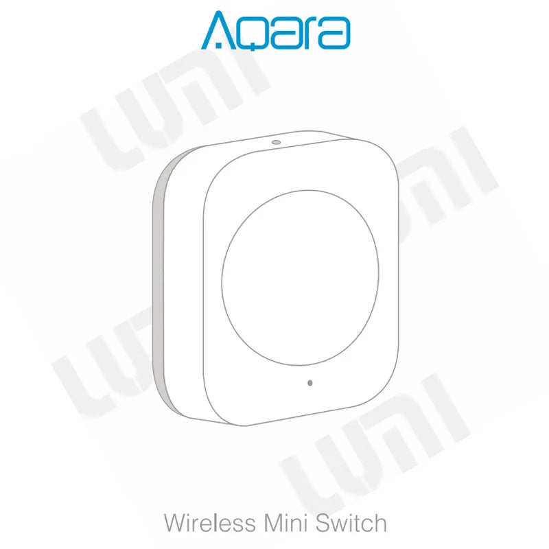 Aqara Mini Wireless Switch Zigbee Connection Versatile 3-way Control Button For Smart Home Devices Compatible With Apple HomeKit