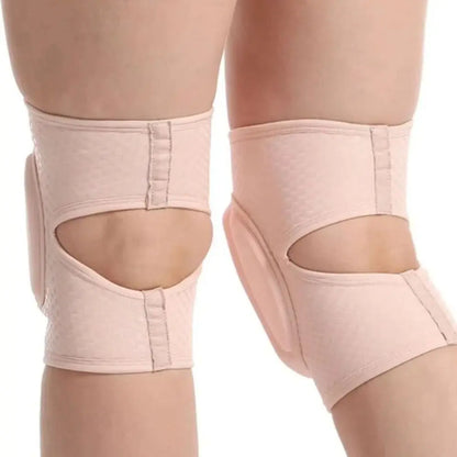 Gym Knee Pads Thickening Sponge Sports Knee Pads Yoga Brace Support Dance Knee Pads Soft Anti Collision Elastic Knee Pads Woman