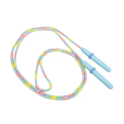 Rope Skipping Colorful Soft Beads Beaded Skipping Jump Rope For Kindergarten Pupil Choldren Beginners Sports Goods