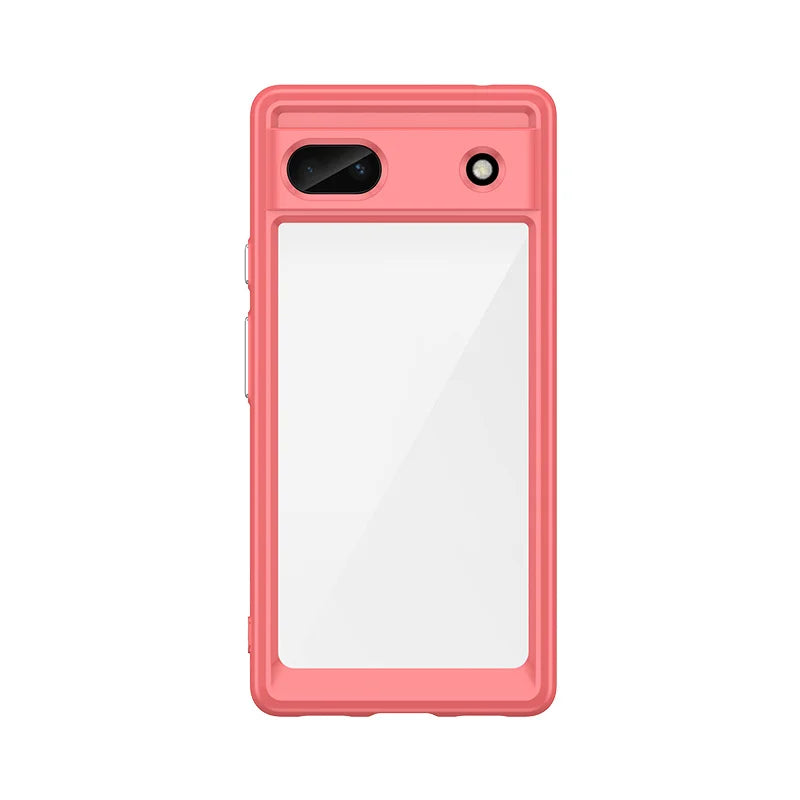 For Google Pixel 8A Case Cover Google Pixel 8A 7 8 Pro 7A 6A Capas New Back Shockproof Transparent Colour Fundas Google Pixel 8A