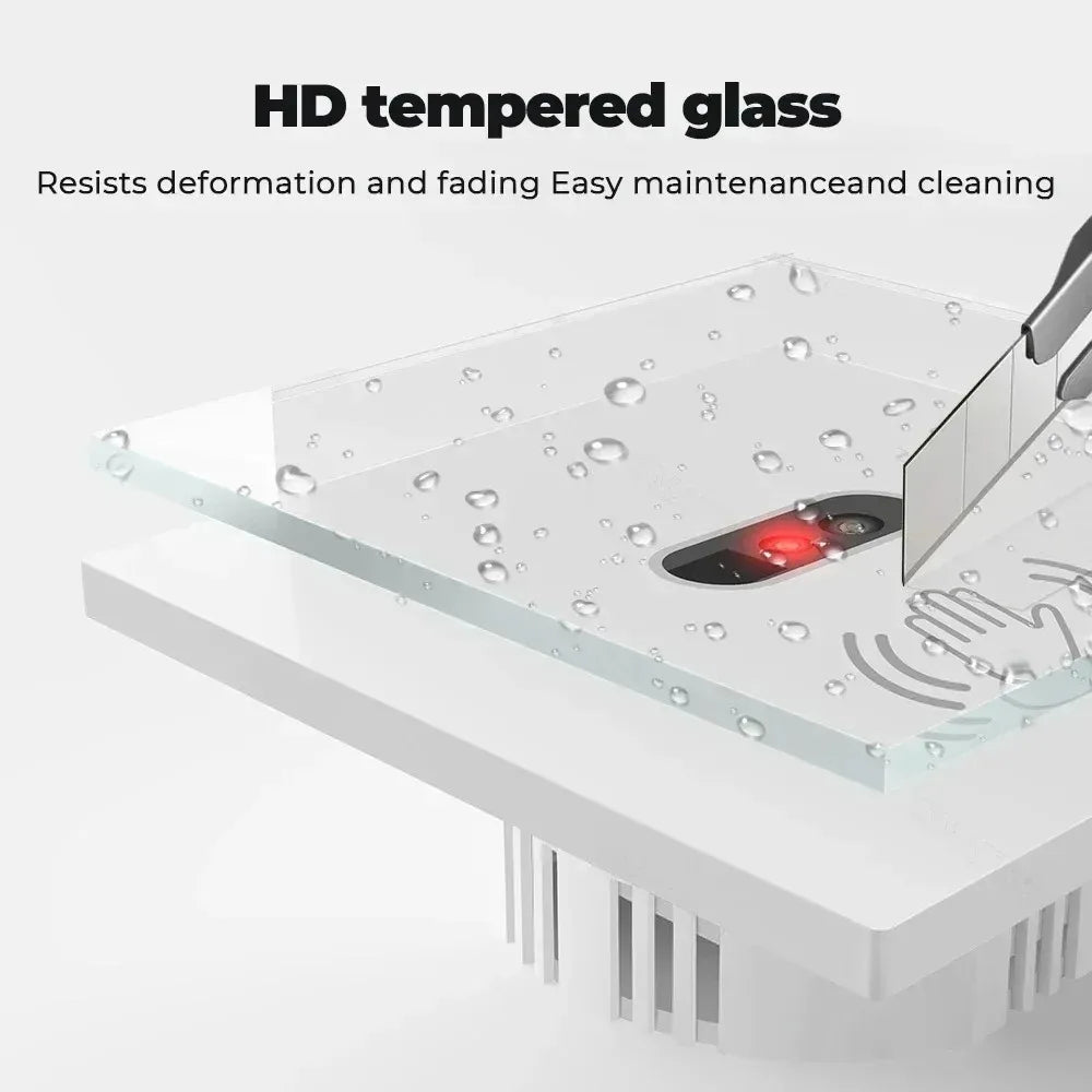 WiFi Infrared Sensor Wall Smart Switch Non-Contact Power Turn On The Light Power On Off Lamp With eWelik Salute Alexa Alice