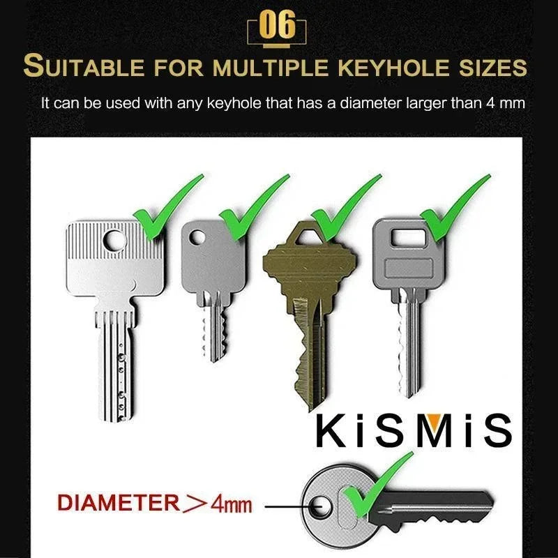 Car Key Pouch Storage Case Wallet Holder Keyring Collector Organizer Keychain Multifunctional Folding Pocket Keyholde