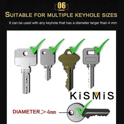 Car Key Pouch Storage Case Wallet Holder Keyring Collector Organizer Keychain Multifunctional Folding Pocket Keyholde