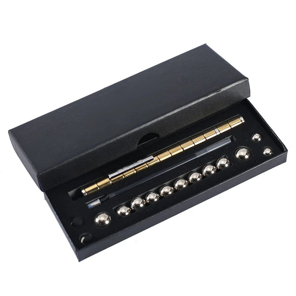 Magnetic Multi Function Pen Novel Student Decompression Magnetic Black Ballpoint Pen Student Writing Supplies Gift For Friends