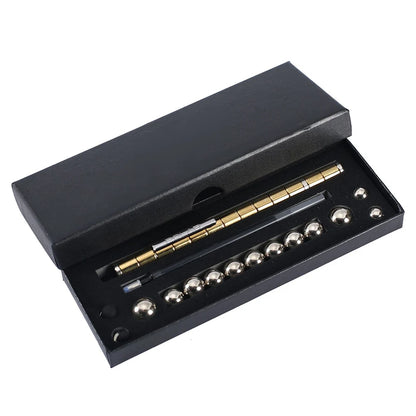 Magnetic Multi Function Pen Novel Student Decompression Magnetic Black Ballpoint Pen Student Writing Supplies Gift For Friends