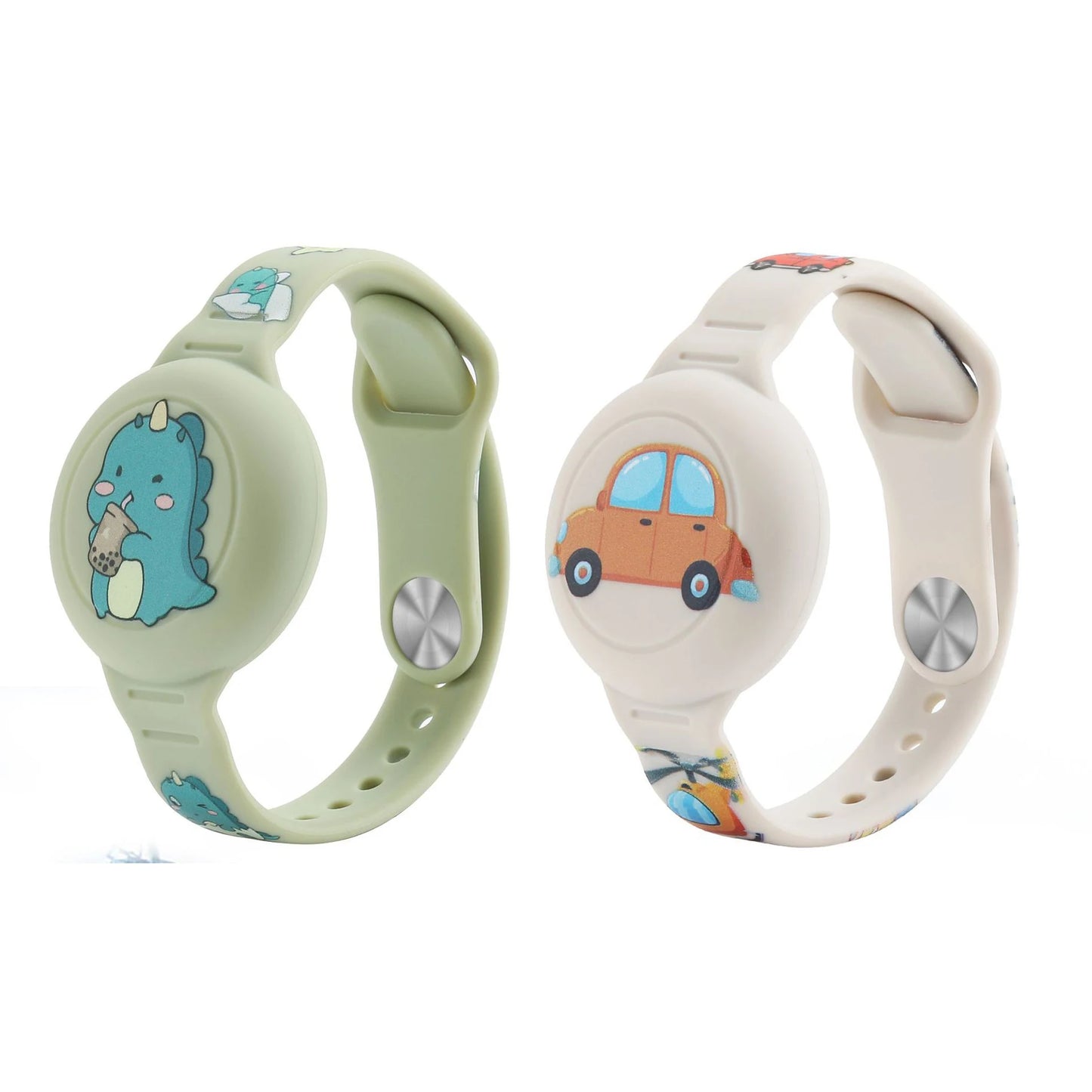 For Airtag Wristband Kids Waterproof Silicon Cartoon Hidden Airtag Bracelet Anti-Lost Airtag Holder Case Tracker Accessory