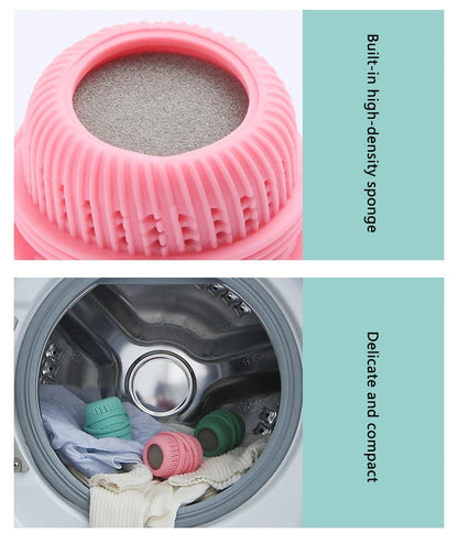 Reusable Clothes and Hair Cleaning Tool, Pet Hair Remover, Washing Machine Cat Hair Catcher, Laundry Ball, Silicone