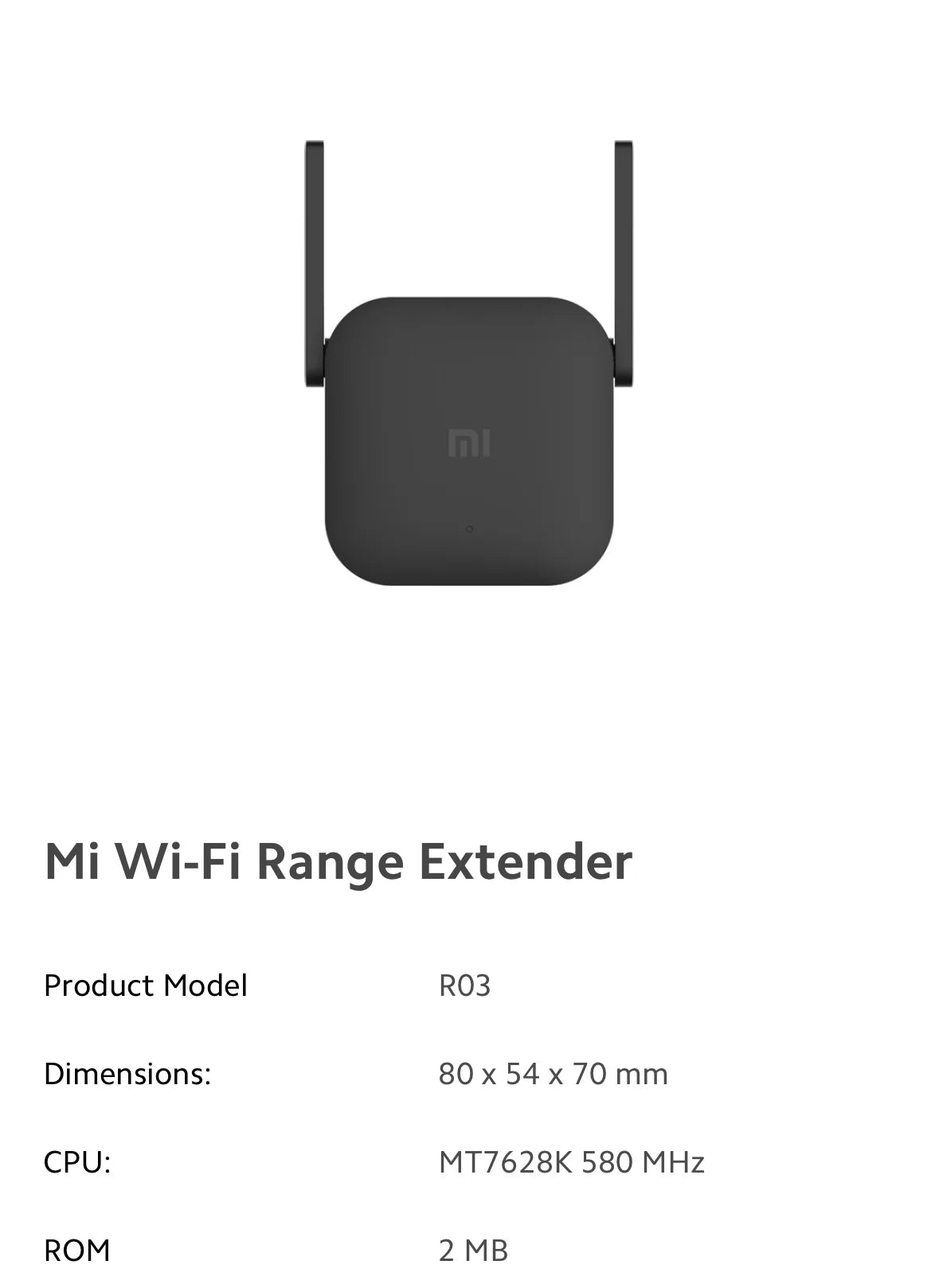 New Original Xiaomi Wifi Amplifier Pro 300M 2.4G Repeater Network Expander Range Extender Roteader Mi Wireless Wi-Fi Router